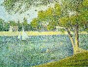 Georges Seurat The Siene at La Grande Jatte oil painting